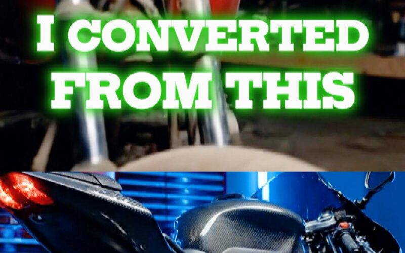 See how I modified my old bike to a super racing bike for free